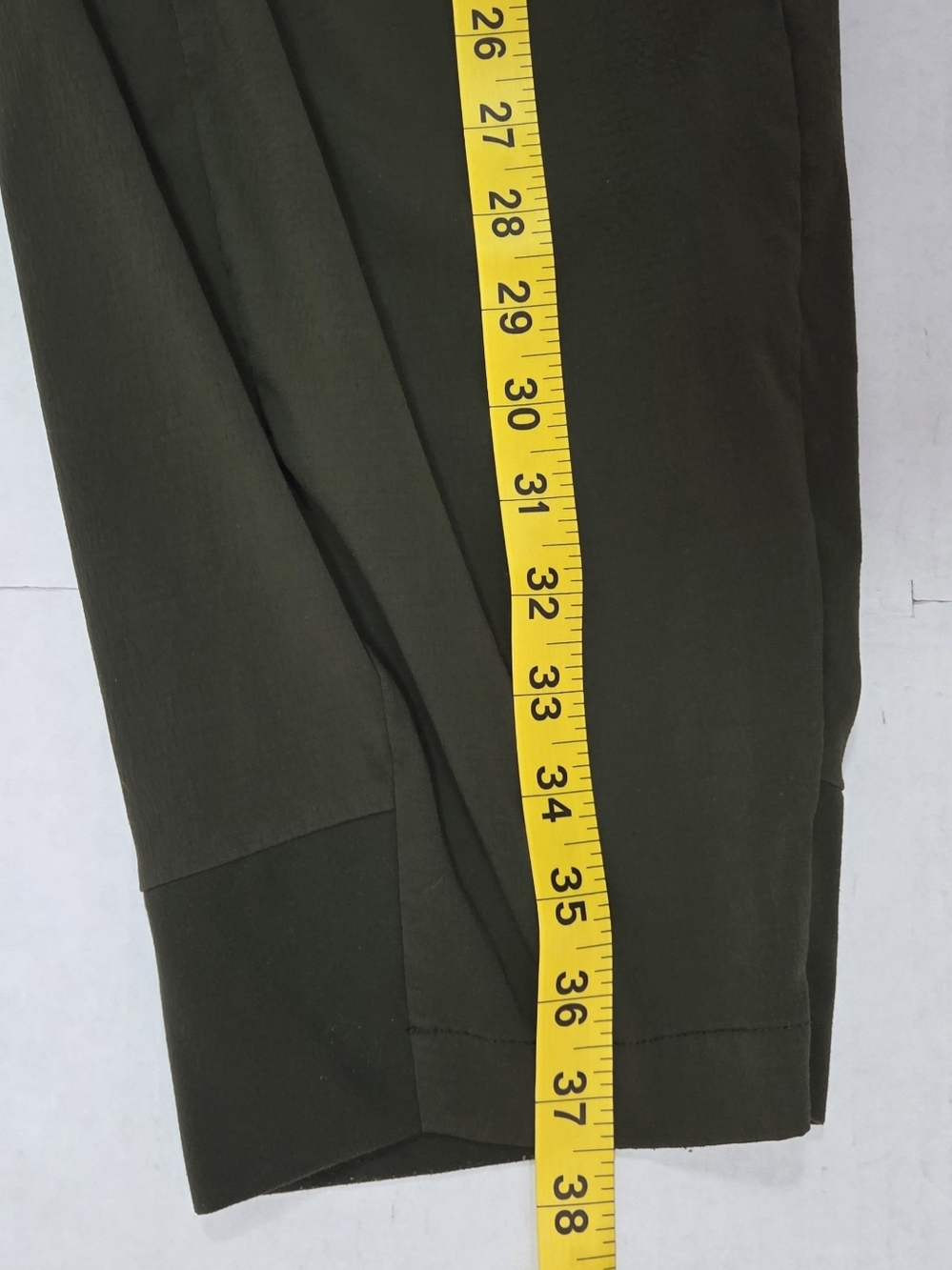 Athleta Womens Trekkie High Rise Jogger Pants Size 20 Aspen Olive Sporty Logo - Picture 7 of 14